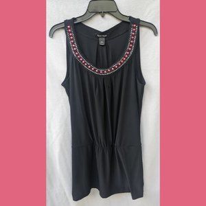 White House Black Market dress with pink beading Size M
